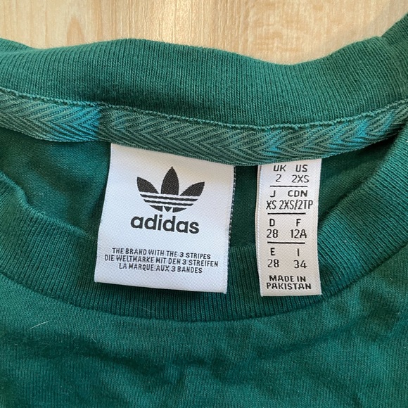ADIDAS Teal Crop Tank - Picture 4 of 5